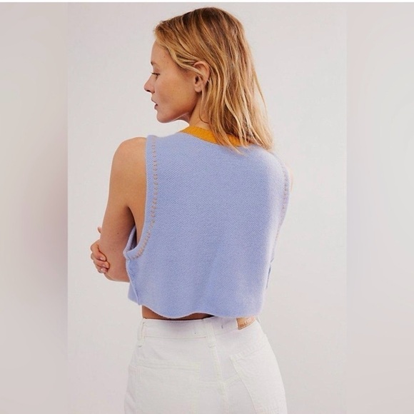 Free People Sammi Cashmere Vest - Picture 4 of 11